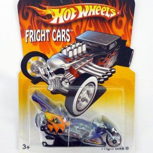 Hot Wheels Fright Bike Fright Cars Dark Blue Die-Cast Motorcycle 2007